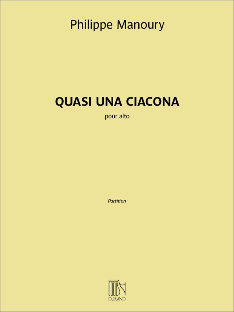 Quasi una ciacona